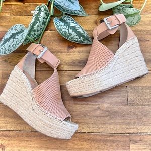 Marc Fisher annie 5 espadrille wedges due cut